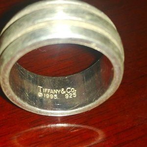 Tiffany Groove Sterling Silver Ring
